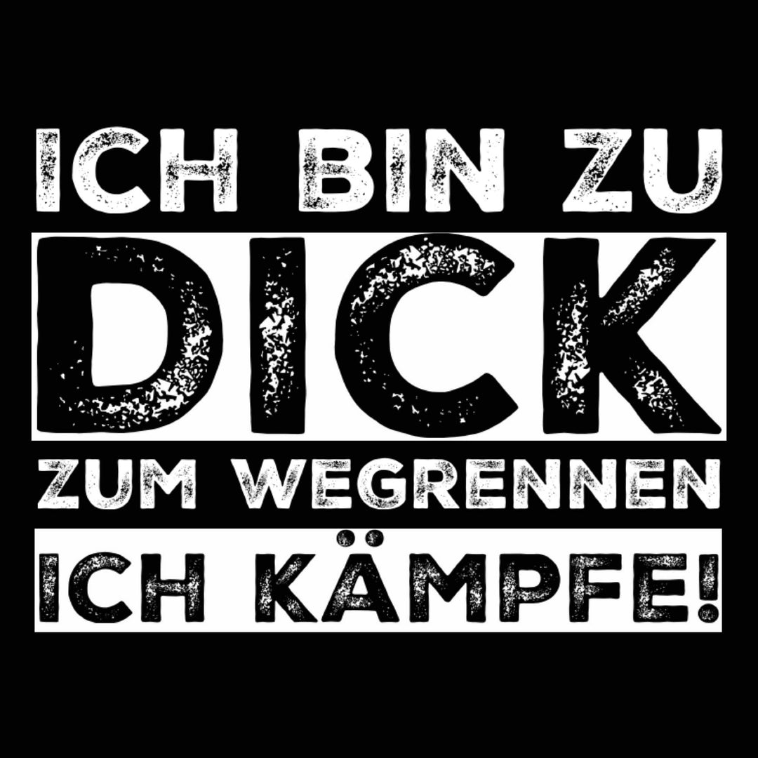 Ich bin zu dick